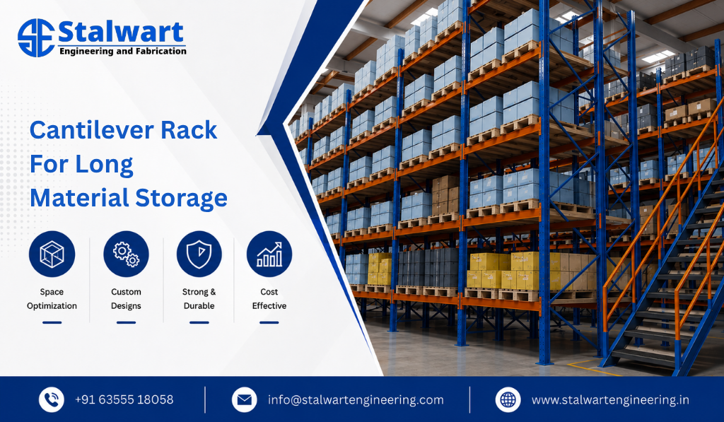 Cantilever Rack For Long Material Storage