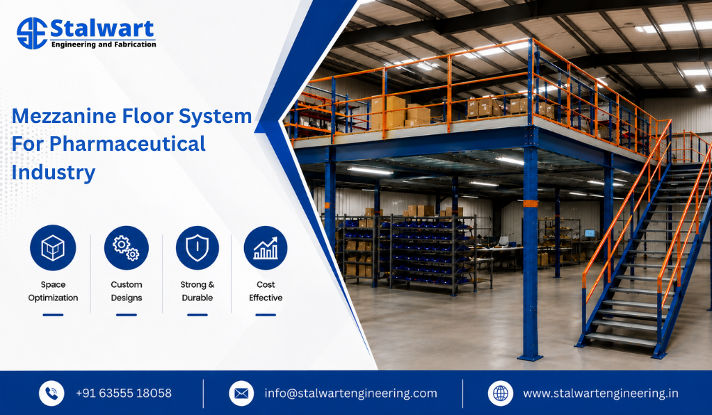 Mezzanine Floor System For Pharmaceutical Industry