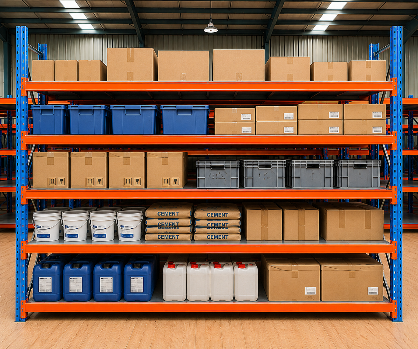 Shelving racks